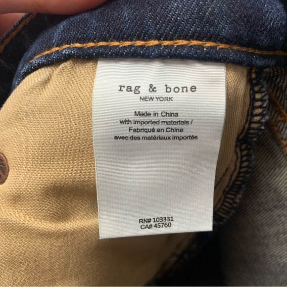 Rag & Bone Kinsley Low-Rise Flare Jeans Size 23 - Picture 14 of 14